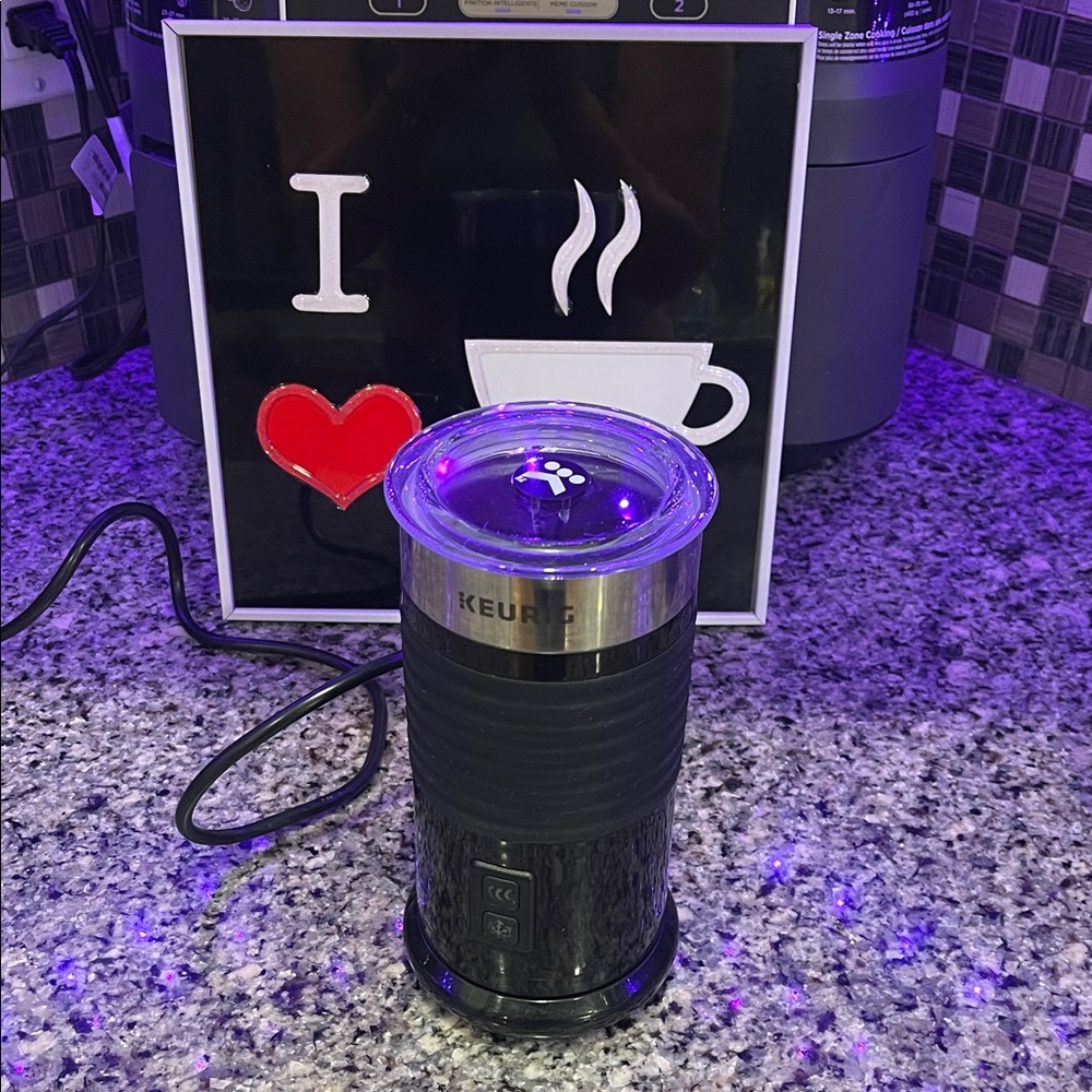 Keurig Black Electric Milk Frother